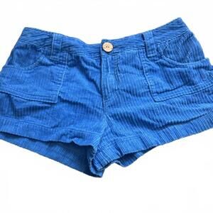 OP Blue Corduroy Women's Shorts